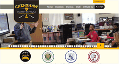 Desktop Screenshot of crenshaw-schools.org